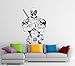 Deadpool Wall Decal Marvel Comics Antihero Vinyl Sticker Comic Book Character Home Interior Wall Decor (1d01p)