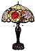 Amora Lighting AM101TL16 Tiffany Style Hummingbirds Table Lamp, 24