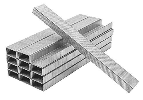 Alsisk 4000PCS NO.16(26/6) Standard Staples,100pcs Per Strip - Silver