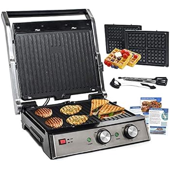Amazon.com: Yedi Total Package 6-in-1 Grill, Waffle Maker 