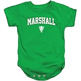 LOGOVISION Marshall University One Color Arched Unisex Infant Snap Suit for Baby