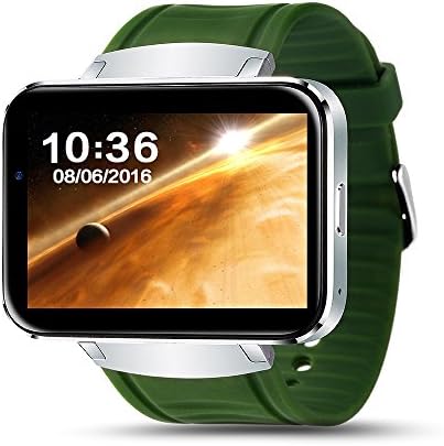 IMACWEAR W1 Bluetooth Smart Watch Large Touch Screen Support SIM TF Card with GPS, Sleeping Monitor, Anti-lost finer, Remote Control for Camera.（Green）