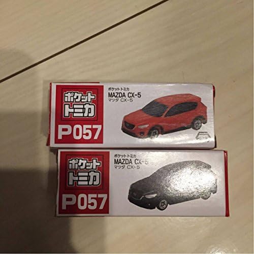 Amazon Co Jp ポケットトミカ マツダcx 5 2色セット 新品未開封 P057 レッド ブラック 箱傷あり ホビー 通販