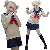 UPUPCOS Women JK Uniform Cosplay Costume Girls School Uniform Sweater Skirt Set Halloween Outfit