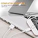 Sundix iPhone Charger, 10Foot Extra Long Lightning to USB Charger Cable, 8 Pin USB Sync and Charging Cords Compatible with iPhone 7/7 Plus/6S/6S Plus/6/6 Plus/5S/5C/5/SE/iPad/iPod - White - 3 Piece