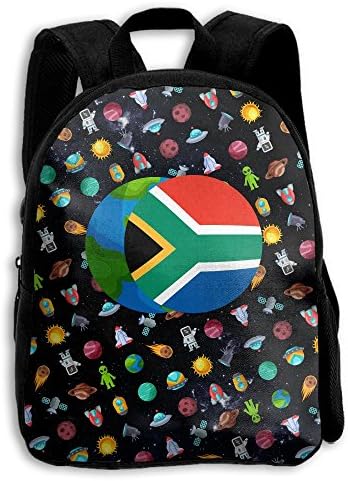 South Africa Flag Kids School Backpack Bookbag Adjustable Shoulder Straps Bag Backpack