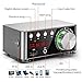 Bluetooth 5.0 Power Amplifier Wireless Audio Receiver with DC Adapter, Stereo Hi-Fi Digital Amp 2 Channel 50W+50W with RCA/AUX/USB/BT 5.0/TF Card inputs for Phone PC Tablet TV(Silver)thumb 3