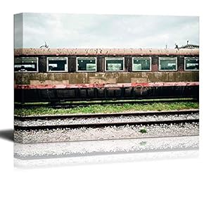 signwin Canvas Wall Art Old Landscape Photography Canvas...