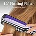 Remington S5520 1 ¾” Anti-Static Flat Iron with Floating Ceramic Plates and Digital Controls, Hair Straightener, Purplethumb 3