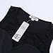 SUNNOW Womens Summer Sleeveless Lace Top Short Skater Pleated Dress Party Mini Dress (M)