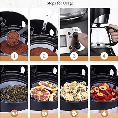 PXX Kaffeemaschinen Filterkaffeemaschine, 0.75L Kapazität Kaffeemaschine Programmierbare 24-Std.-Timer Mit Lcd-Display… – Bild 7