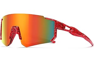 SEKKAF Youth Baseball Sunglasses for Boys Girls Age 6-12 Softball Cycling Sports Sunglasses for Kids Lightweight Frame