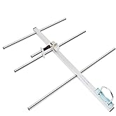 TWAYRDIO Yagi Antenna UHF 400-470Mhz,High Gain Outdoor GMRS Vertical Base Antenna,7dBi Receiver Directional Yagi for Ham Radi