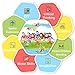 Theefun TY01 82 Pieces Mini Magnetic Blocks Building Tiles Set, 3D Educational Construction Toys for Boys and Girls
