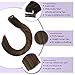 Sunny Hair Extensions Real Human Hair Tape in Brown Ombre 14Inch Seamless Tape in Extensions Human Hair Dark Brown to Medium Brown Ombre Balayage Tape in Hair Extension Brown Ombre for Women 50g 20pcs