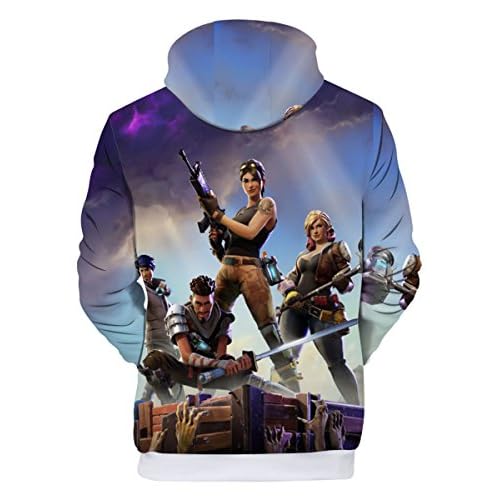 Simyjoy Unisexe Fortnite Sweat A Capuche Imprime 3d Pull Joueur - simyjoy unisexe fortnite sweat a capuche imprime 3d pull joueur veste cool sweat shirt pour