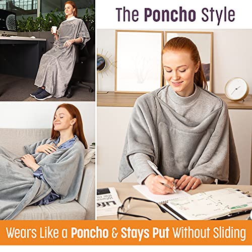 Travel Blanket Wearable Compact Airplane Blanket