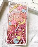 Case for iPhone5s, Cartoon Cute Pretty Soldier Dynamic Glitter Powder Quicksand Case Cover For Apple iPhone 5/5s/SE (SailorA)