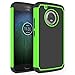 SYONER Moto G5 Plus Case, [Shockproof] Defender Phone Case Cover for Motorola Moto G5 Plus 2017 Released [Green]