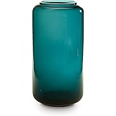 Signature Design by Ashley Inisland Contemporary Watertight Glass 12" Vase with Wide Mouth, Green