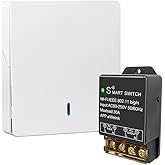 30A Hight Power WiFi Smart Switch Relay, use Ewelink APP Remote with Timer, with 2.4Ghz Wireless Transmitter, Compatible with Alexa & Google Home