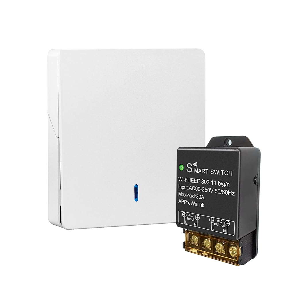 Photo 1 of 30A Hight Power WiFi Smart Switch Relay, use Ewelink APP Remote with Timer, with 2.4Ghz Wireless Transmitter, Compatible with Alexa & Google Home