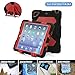 iPad Mini Case,iPad Mini 2 Case,iPad Mini 3 Case,ACEGUARDER iPad Mini Pretection Case Durable Anti-Slip Shock-Absorption Soft Silicone Case (Black+Red)