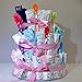 EZ Diaper Cake - Baby Shower Diaper Cake Birthday Cake Kit