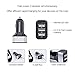 Configear Car Charger, 3 Port 7.2A Full Speed Rapid Charging Powerful Smart USB Car Charger Adapter for Samsung