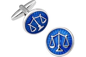 Lawyer Prosecutor Gifts Enamel Justice Scale Cuff Links Set for Attorney Christmas Birthday Gifts Tuxedo Shirt Studs Tuxedo A