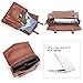 SOSATCHEL Women Briefcase Laptop Messenger Shoulder Bag PU Leather Handbag Fit 15.6 Inch Notebook, Brown