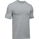 Under Armour Men's Athlete Ultra Comfort Recovery Short sleeve Sleepwear,True Gray Heather /Carbon Heather, Large
