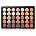 DE'LANCI 35 Color Eyeshadow Makeup Palette Set - High Pigmented - Professional Nudes Warm Natural Shimmer Matte Eye Shadow Cosmetic Kit #35O