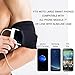 Melaluxe Sports Phone Armband Sleeve, Lightweight Comfort Arm Band for iPhone X/8/7/7 Plus/6/6s, Samsung Galaxy S8/S7 and All Smartphone Models with Case Up to 7