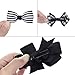BonnyGirl Boutique Baby Girls Toddler Hair Bow Clips Barrettes with Hair Bows Holder (Black)