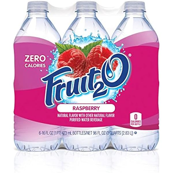 Amazon.com : Fruit2O Zero Calorie Flavored Water, Lemon, 6 Count