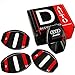 Bearfire 4pcs/lot New Arrival Stainless Steel Door Lock Decoration Cover Door Lock Cover Sticker For A1 A4 A5 A7 A8 Q3 AUDI A3 Q5 Car Styling (Black)
