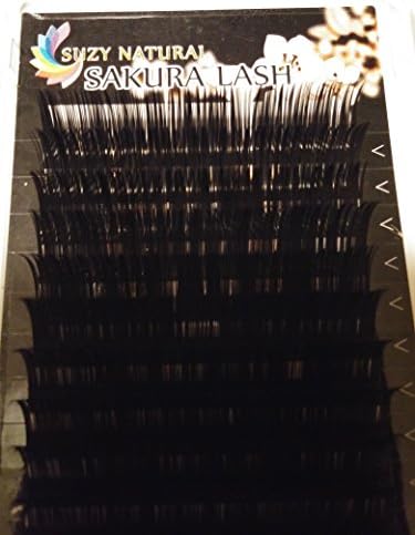 Sakura Silk Lash ~ B Curl ~ 0.20 / Mix ~ Premium Eyelashes ~ Professional Individual Eyelash Extensions ~ 16 Row Trays