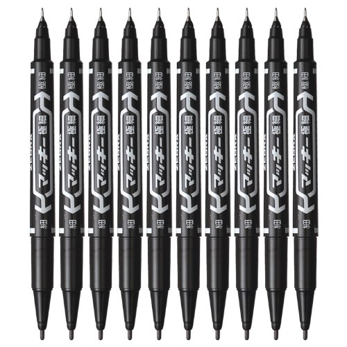 Zebra permanent marker McKee extra fine B-MO-120-MC-BK Black 10