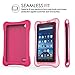 Creazy For Amazon Kindle Fire HD 7 2015 case ,Kids Shock Proof Case For Amazon Kindle Fire HD 7 2015 (Hot pink)
