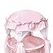 The Ashton-Drake Galleries Royal Baby Pink Domed Canopy Baby Doll Crib with Bedding