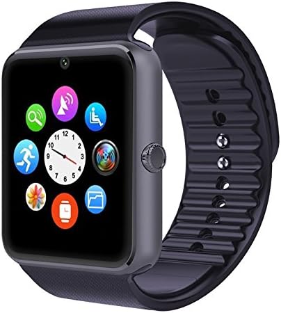 Bluetooth Smart Watch,VRunow All in 1 Wrist Watch Phone Wristwatch Unlocked Cell Phone Sweatproof Band with SIM Card Slot and for IOS Iphone 5s/6/6s/7 and Android Smart Phone