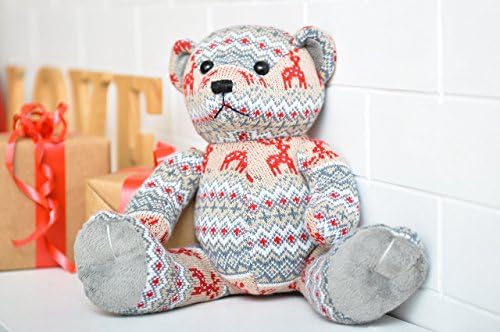Knitted Teddy Bear – Ultra-Soft, No Shedding Huggable Companion