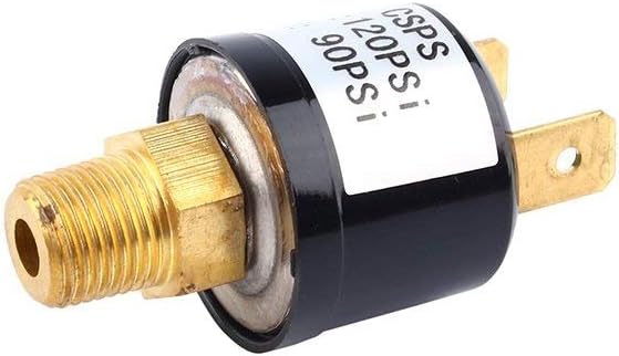 Airs Inflators, Air Pressure Control Switch Valve Regulator 90-120 PSI with Double Gauges - Image 4