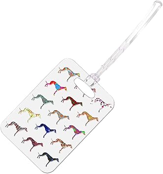 greyhound luggage tag