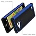 Nokia Lumia 735 Case, Nokia Lumia 730 Case, MagicMobile [Dual Armor Series] Durable [Impact Shockproof Resistant] Double Cover [Hard Shell] + [Flexible Silicone] Case for Nokia Lumia 730 / 635 - Blue