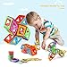 idoot Magnetic Blocks Building Set for Kids, Magnetic Tiles Educational Building Construction Toys for Boys & Girls with Storage Bag - 56Pcs