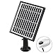 Hiseeu Solar Panel Power Supply for Wireless Outdoor Rechargeable Battery Powered IP Security Camera,5V 3.4w 582mA,Micro USB Interface,Compatible C40 Battery Camera