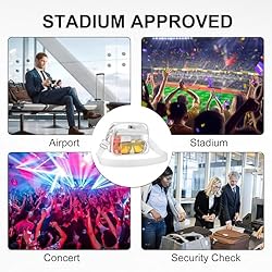 USPECLARE Clear Bag for Stadium Events Clear