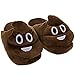 Emoji House Slippers Funny Soft Plush For Kids Bedroom Smiley Poop  Girls S: Fits sizes 13-1